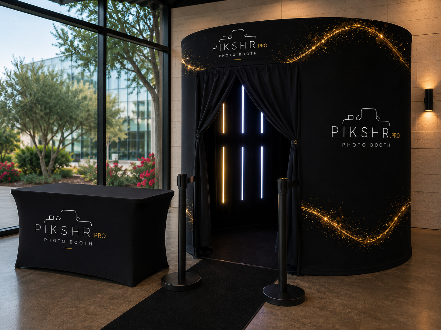 Enclosed LED Backdrop