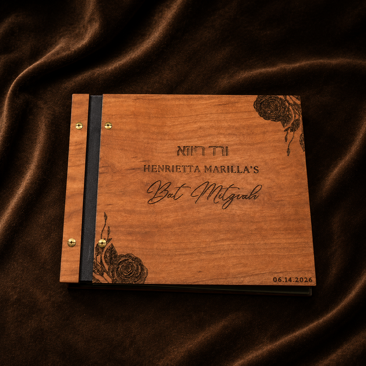 Custom Wooden Photo Book